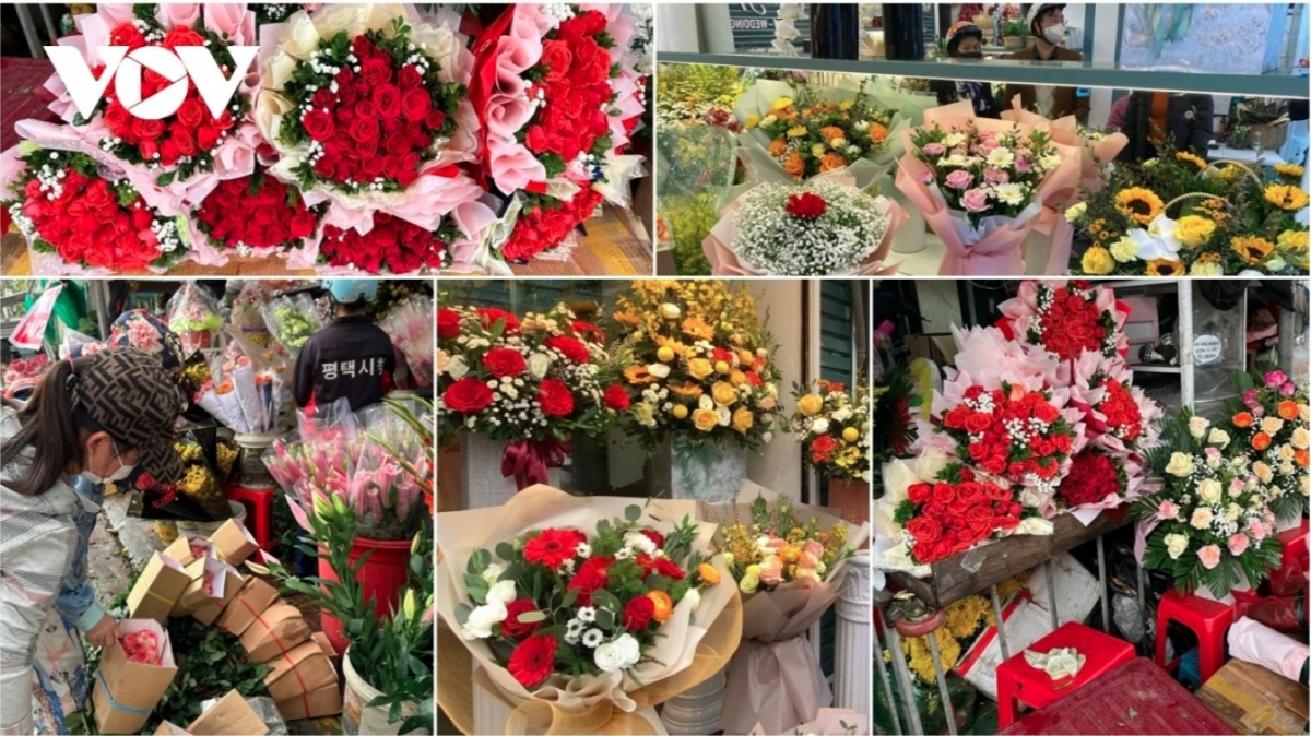 flower and gift market heats up for vietnamese teachers day picture 1