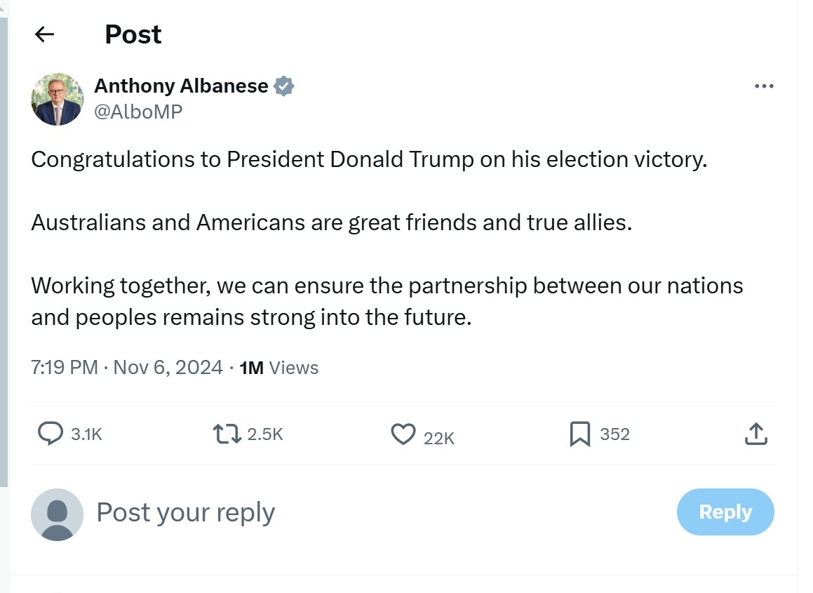 australia và new zealand chúc mừng ông trump tái đắc cử tổng thống mỹ hình ảnh 2 australia va new zealand chuc mung ong trump tai dac cu tong thong my hinh anh 2