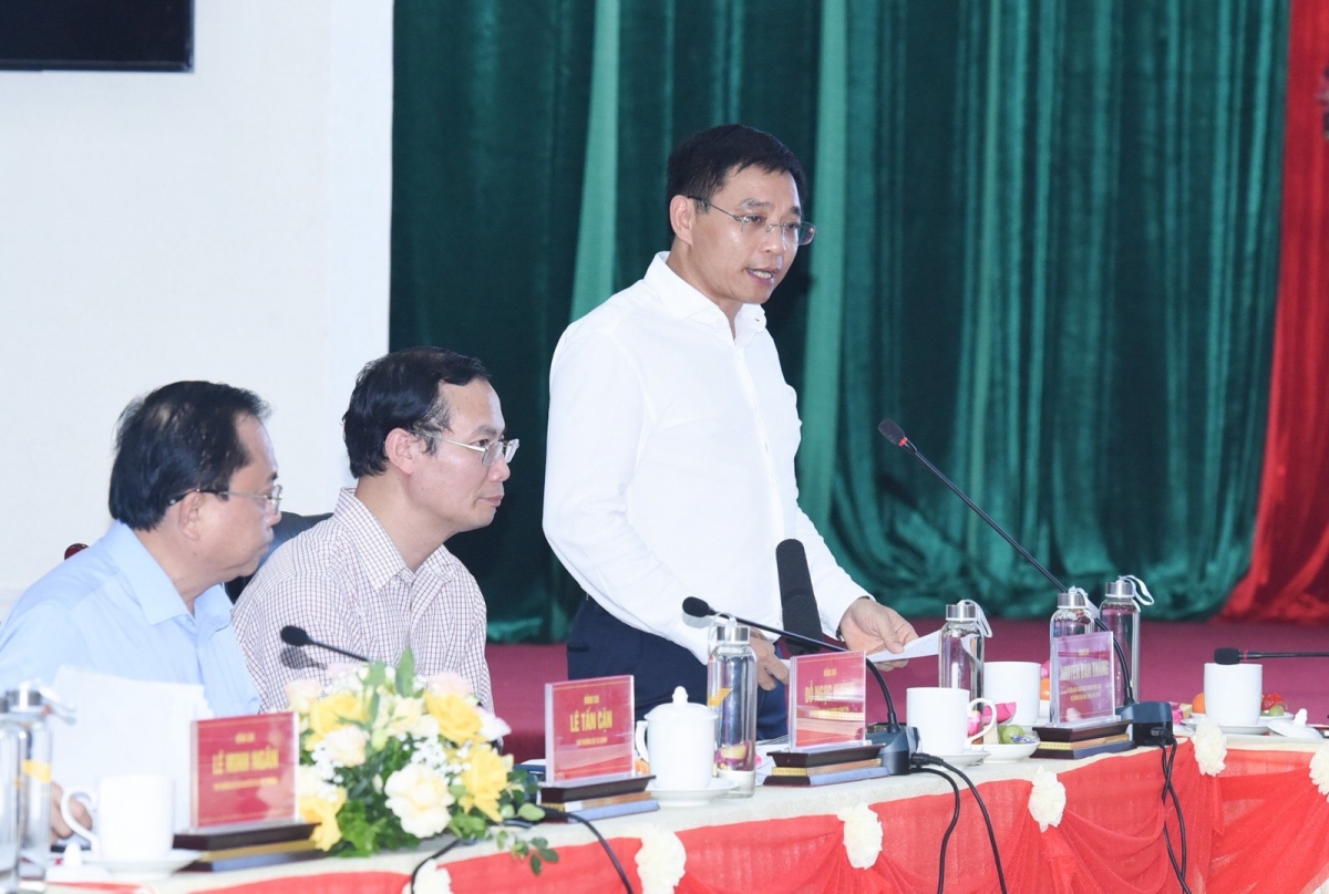 Bộ trưởng Nguyễn Văn Thắng phát biểu tại buổi làm việc