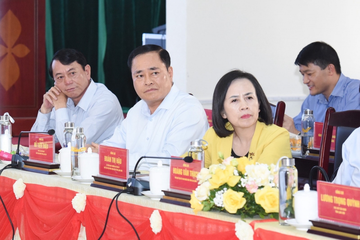 Lãnh đạo 2 tỉnh Cao Bằng, Lạng Sơn tại buổi làm việc