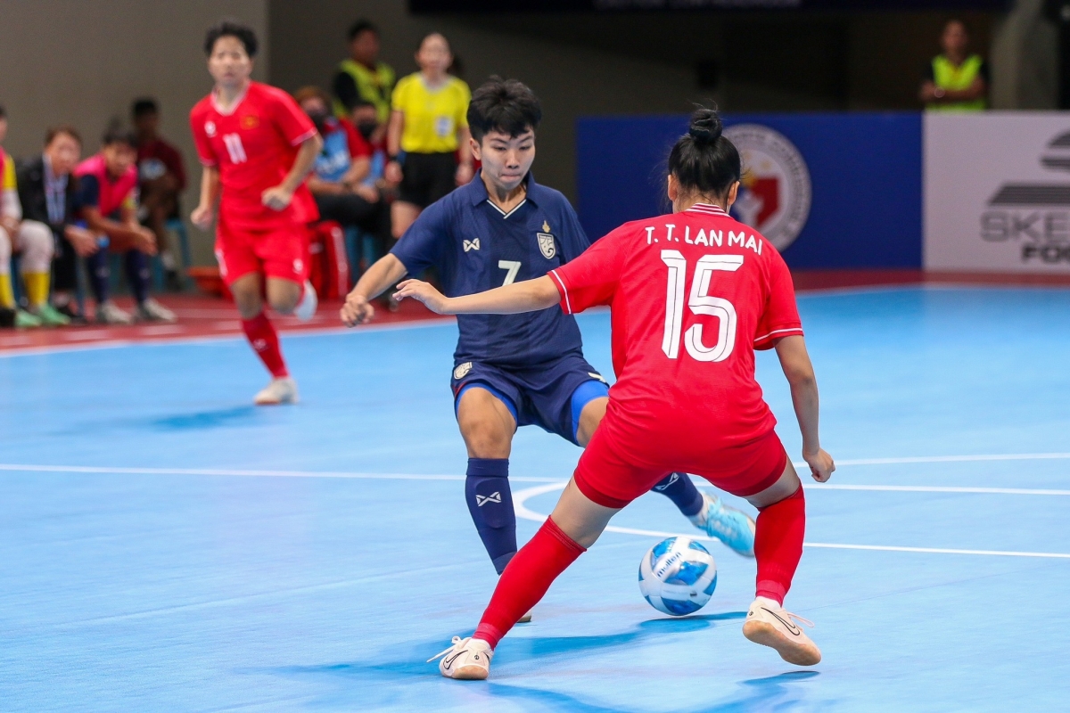 thắng thái lan, Đt futsal nữ việt nam vô địch giải futsal nữ Đông nam Á 2024 hình ảnh 7 thang thai lan, Dt futsal nu viet nam vo dich giai futsal nu Dong nam A 2024 hinh anh 7