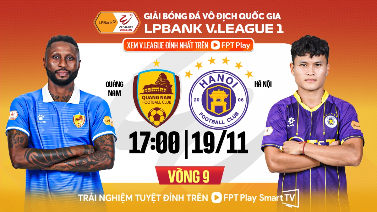 kết quả vòng 9 v-league 24 25 hà nội fc gây thất vọng trước quảng nam hình ảnh 3 ket qua vong 9 v-league 24 25 ha noi fc gay that vong truoc quang nam hinh anh 3