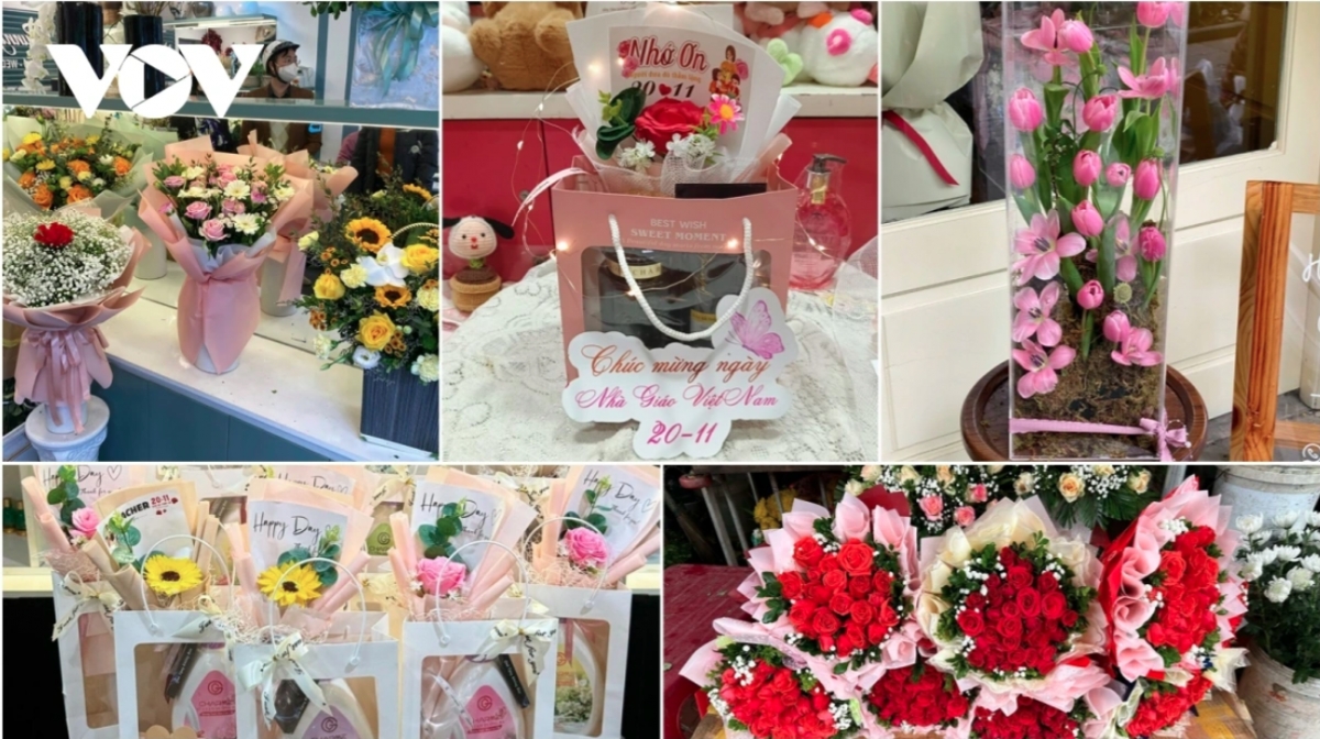 Flower and gift market heats up for Vietnamese Teachers’ Day