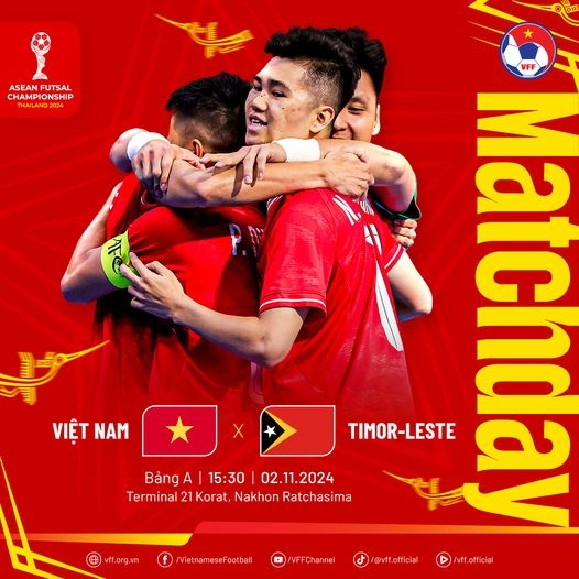 Dt futsal viet nam gianh chien thang ngay ra quan giai futsal Dong nam A 2024 hinh anh 1