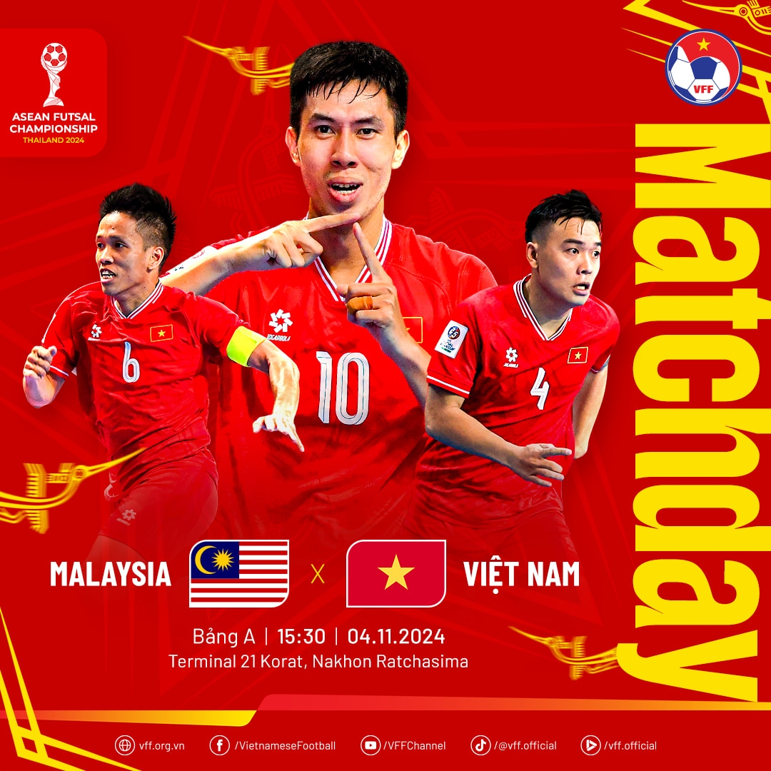 Thắng Malaysia, ĐT Futsal Việt Nam tiến gần vòng bán kết giải Đông Nam Á