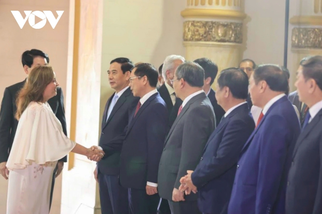 welcome ceremony held for vietnamese state president in peru picture 6