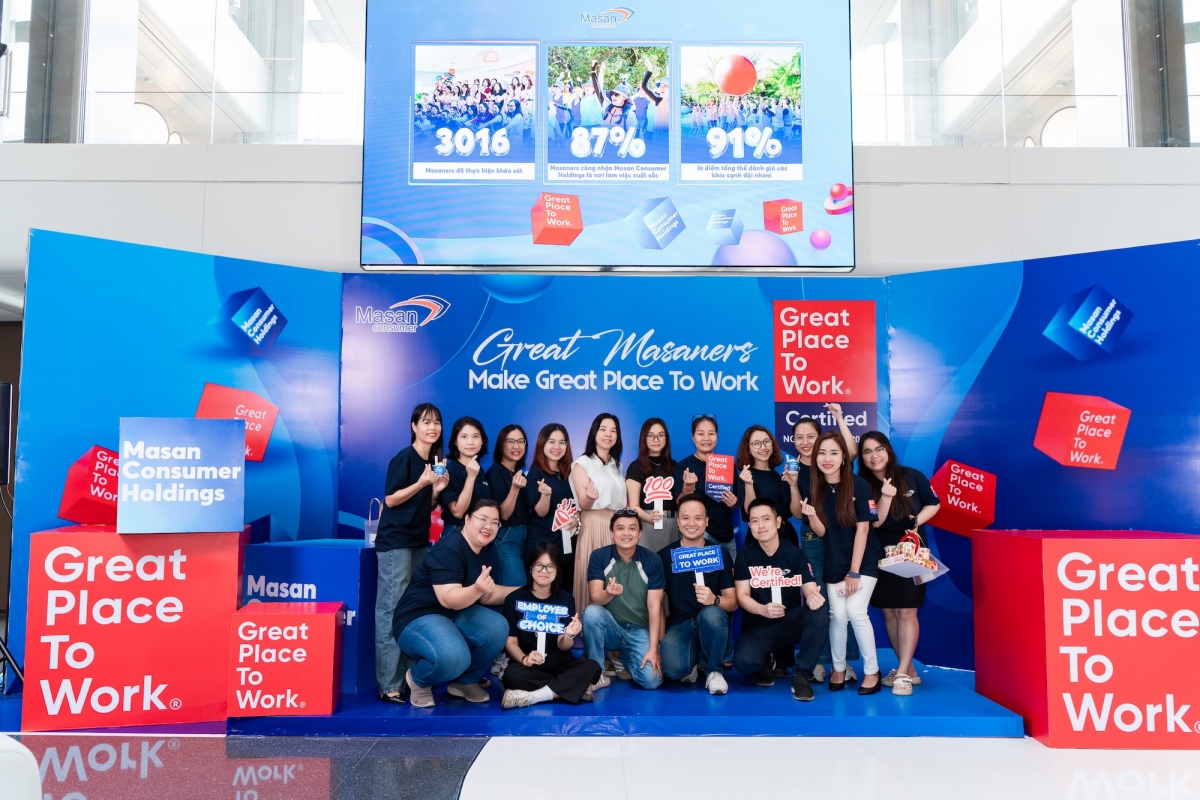 Masan Consumer 2 năm liên tiếp đạt “Great place to work”