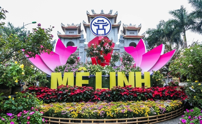 le hoi hoa me linh lan thu 2 hoi tu dan sao dinh noc, kich tran hinh anh 1