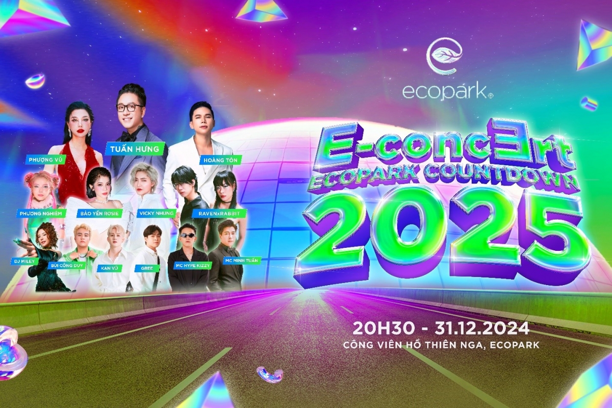 ecopark countdown 2025 anh trai chong gai tuan hung hien dien hinh anh 1