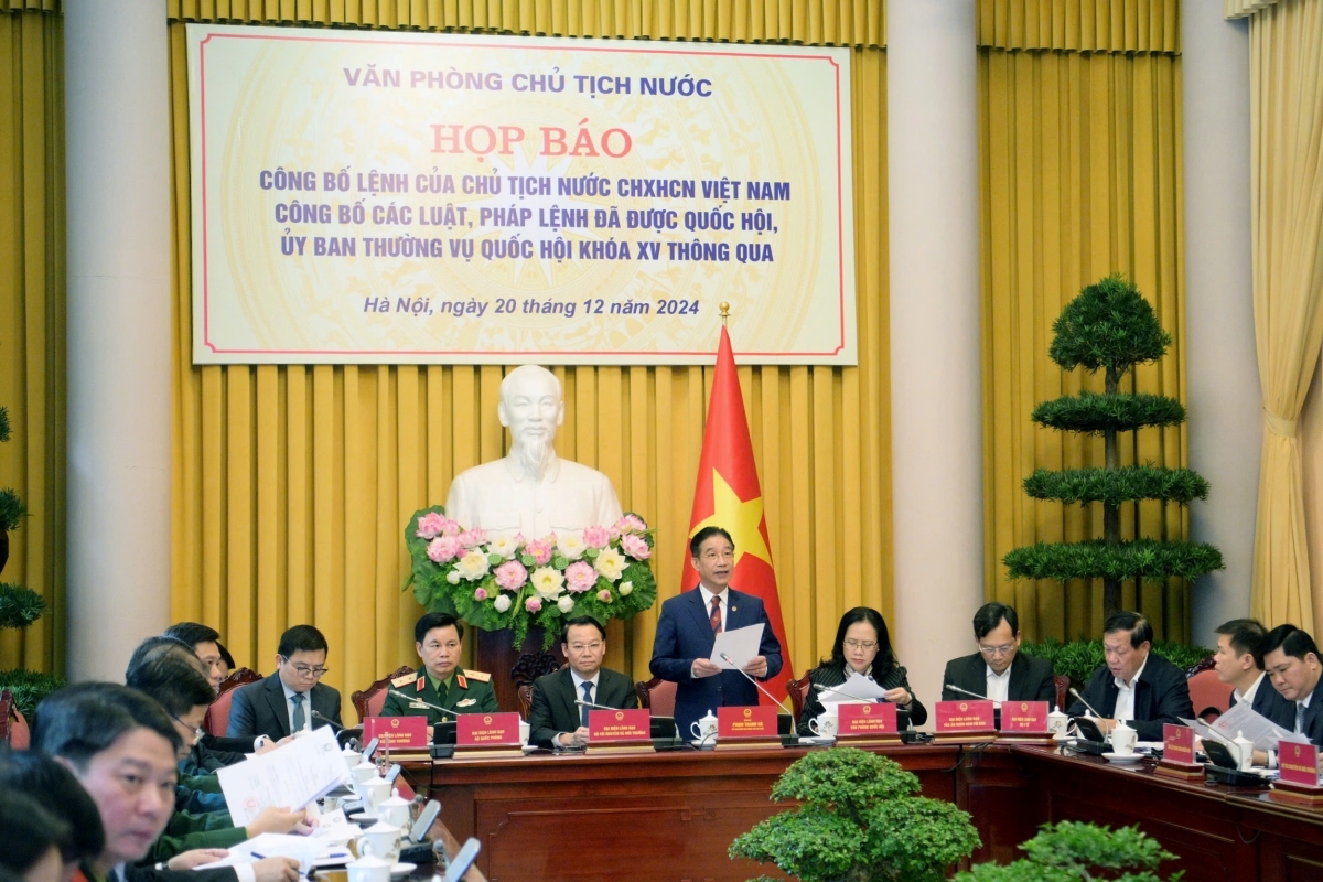 Công bố Lệnh của Chủ tịch nước về các Luật, Pháp lệnh vừa được Quốc hội khóa 15 thông qua