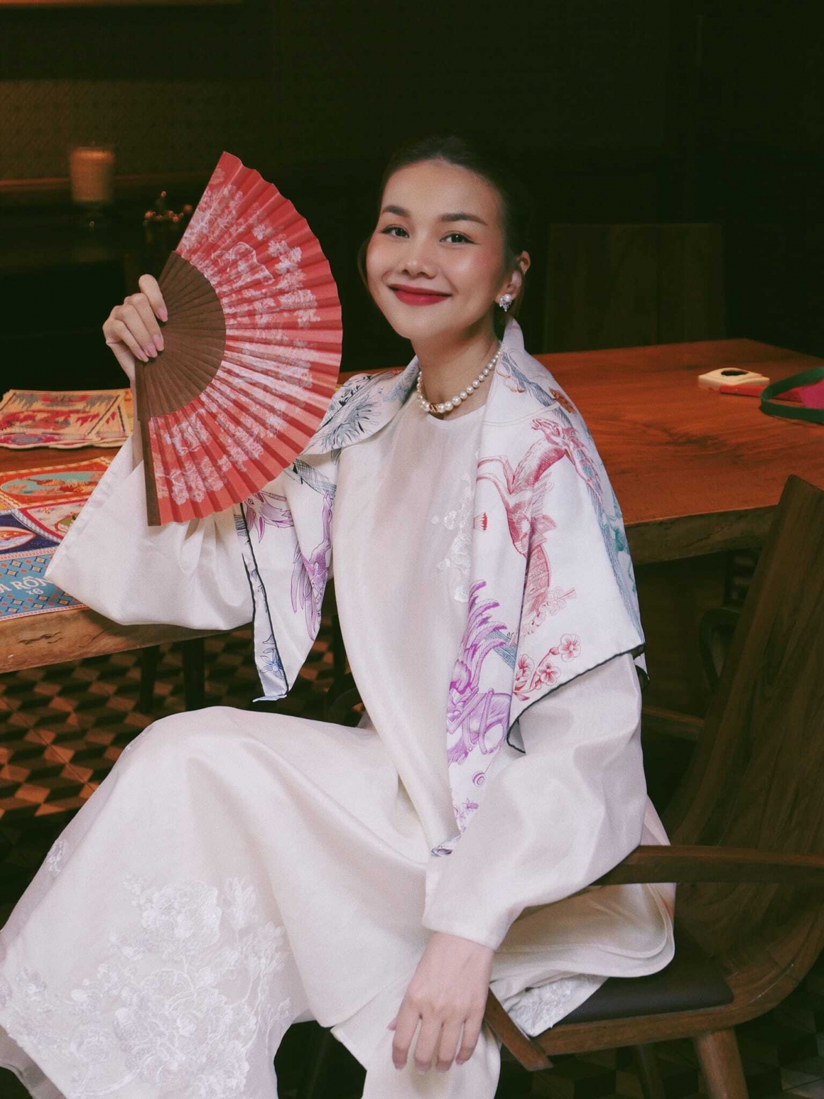 thanh hang, lan khue lam dai su tai le hoi Ao dai thanh pho Da lat hinh anh 1