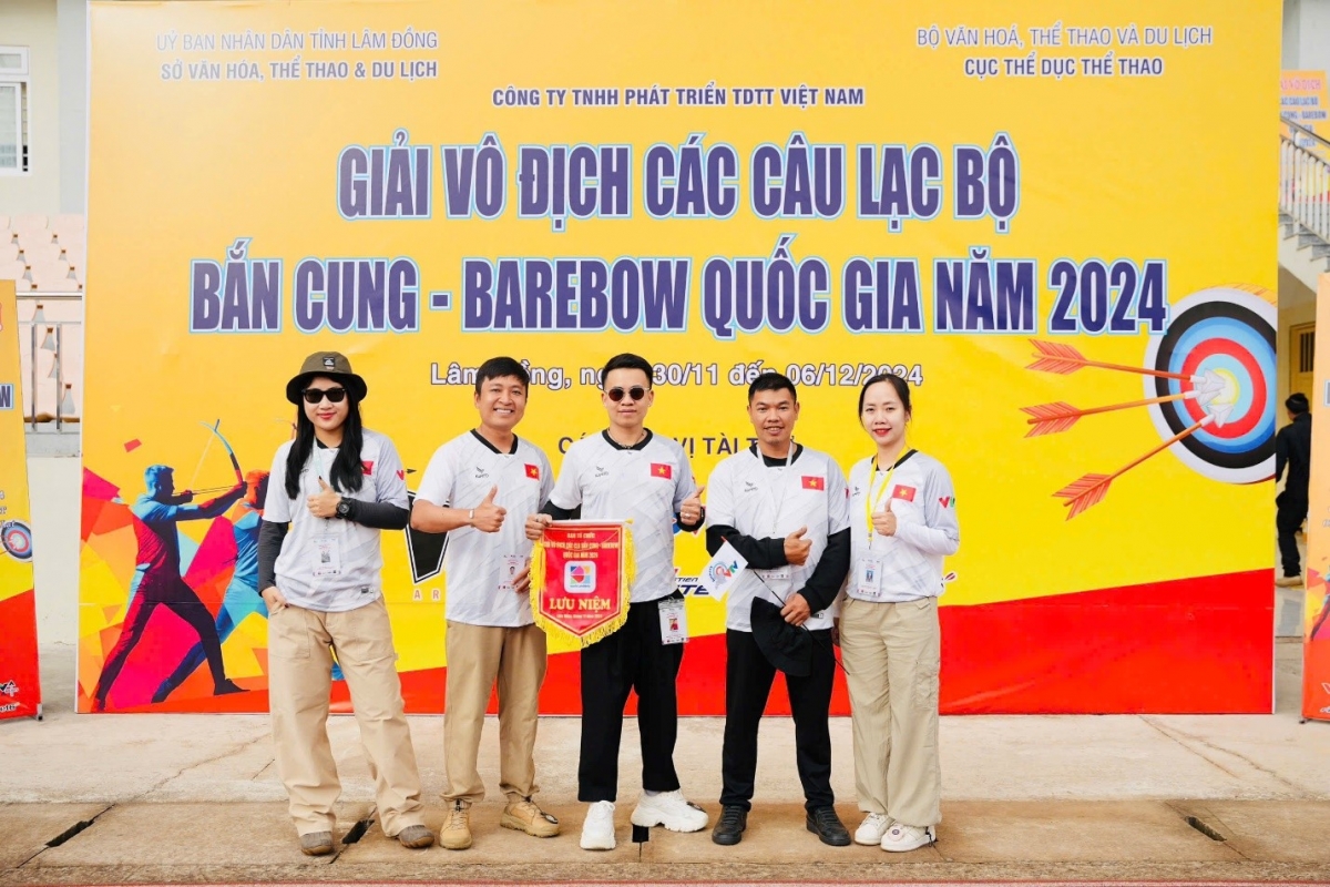 96 vận động viên tham gia giải Bắn cung Barebow Quốc gia năm 2024