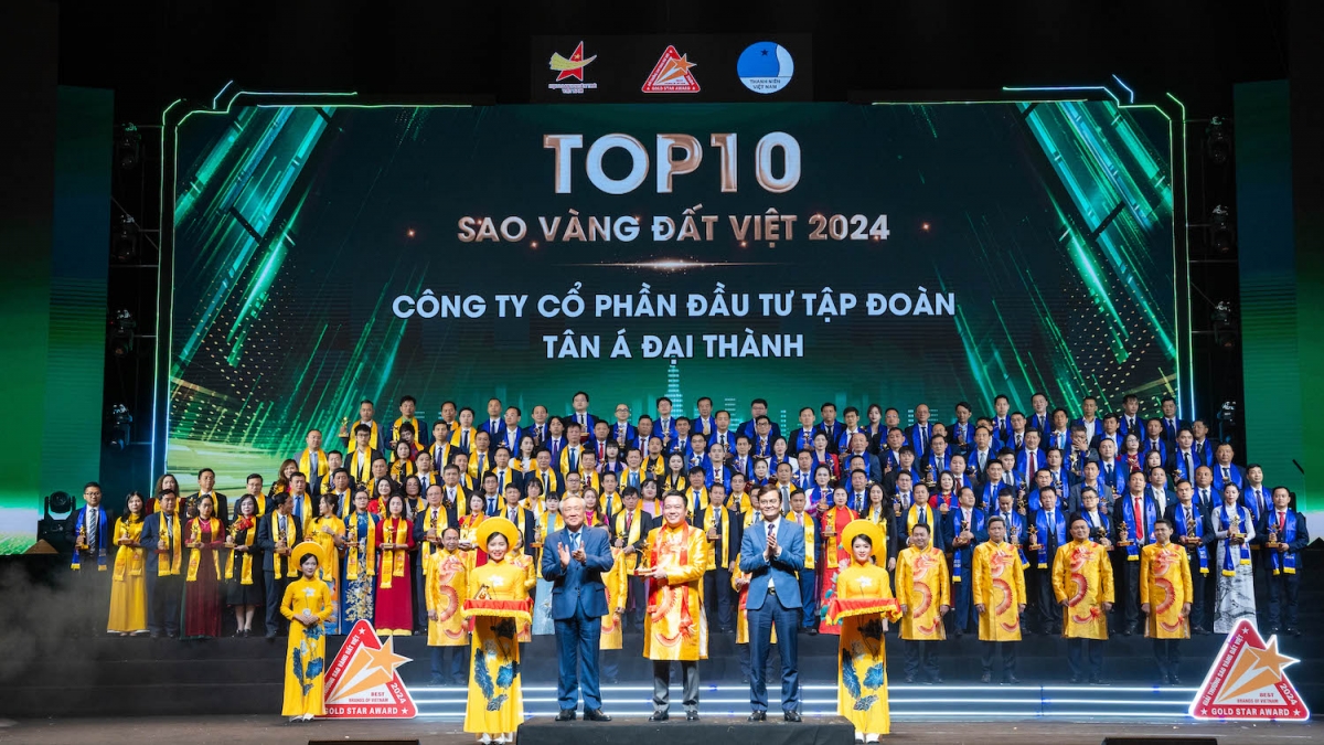 tap doan tan A Dai thanh duoc vinh danh top 10 sao vang dat viet 2024 hinh anh 1