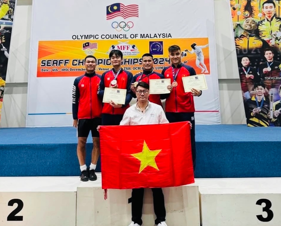 vietnam tops southeast asian fencing championships picture 1