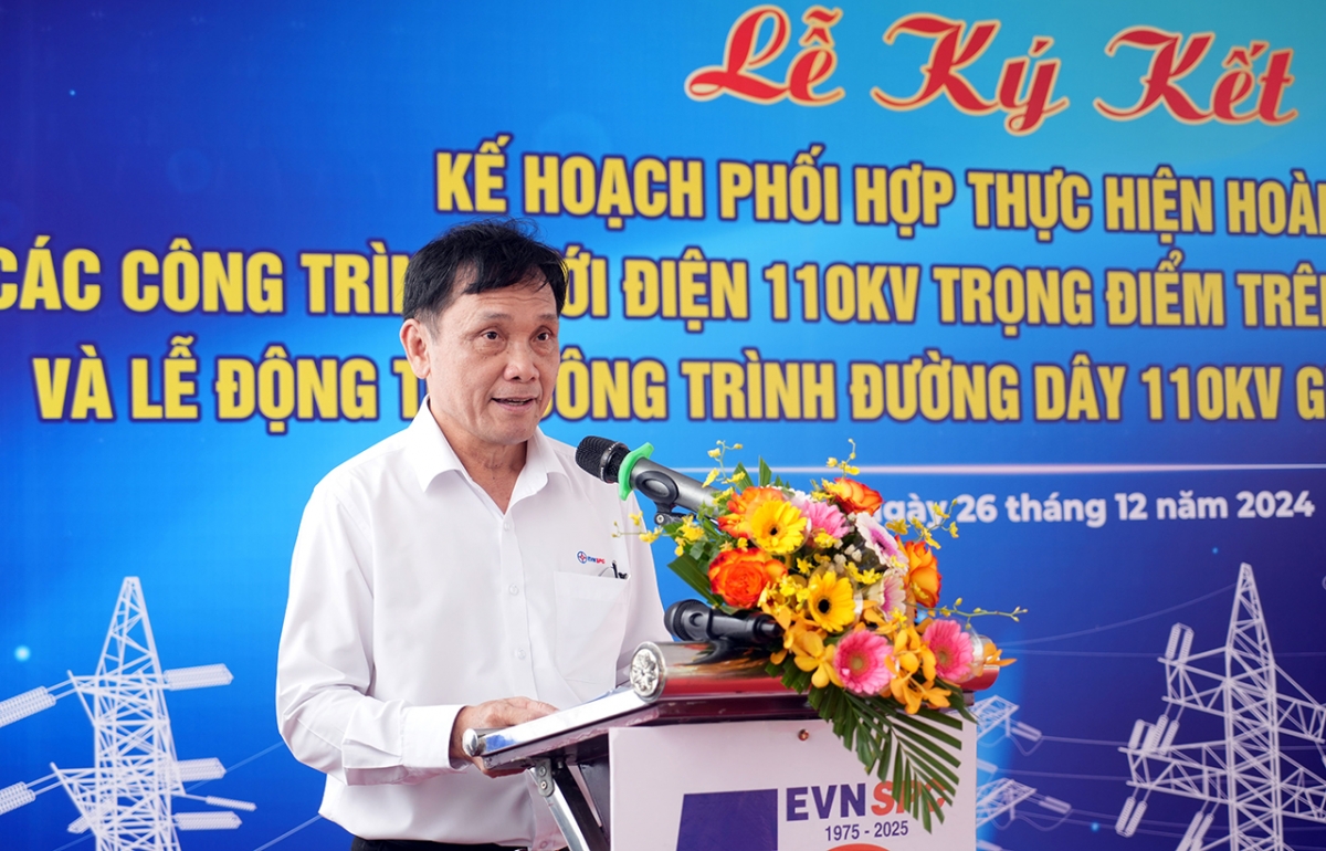 evnspc dong tho cong trinh duong day 110 kv giao long - phu thuan hinh anh 1