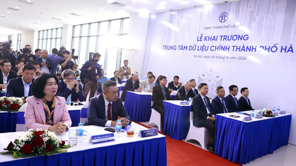 hà nội khai trương trung tâm dữ liệu chính của thành phố hình ảnh 1 ha noi khai truong trung tam du lieu chinh cua thanh pho hinh anh 1