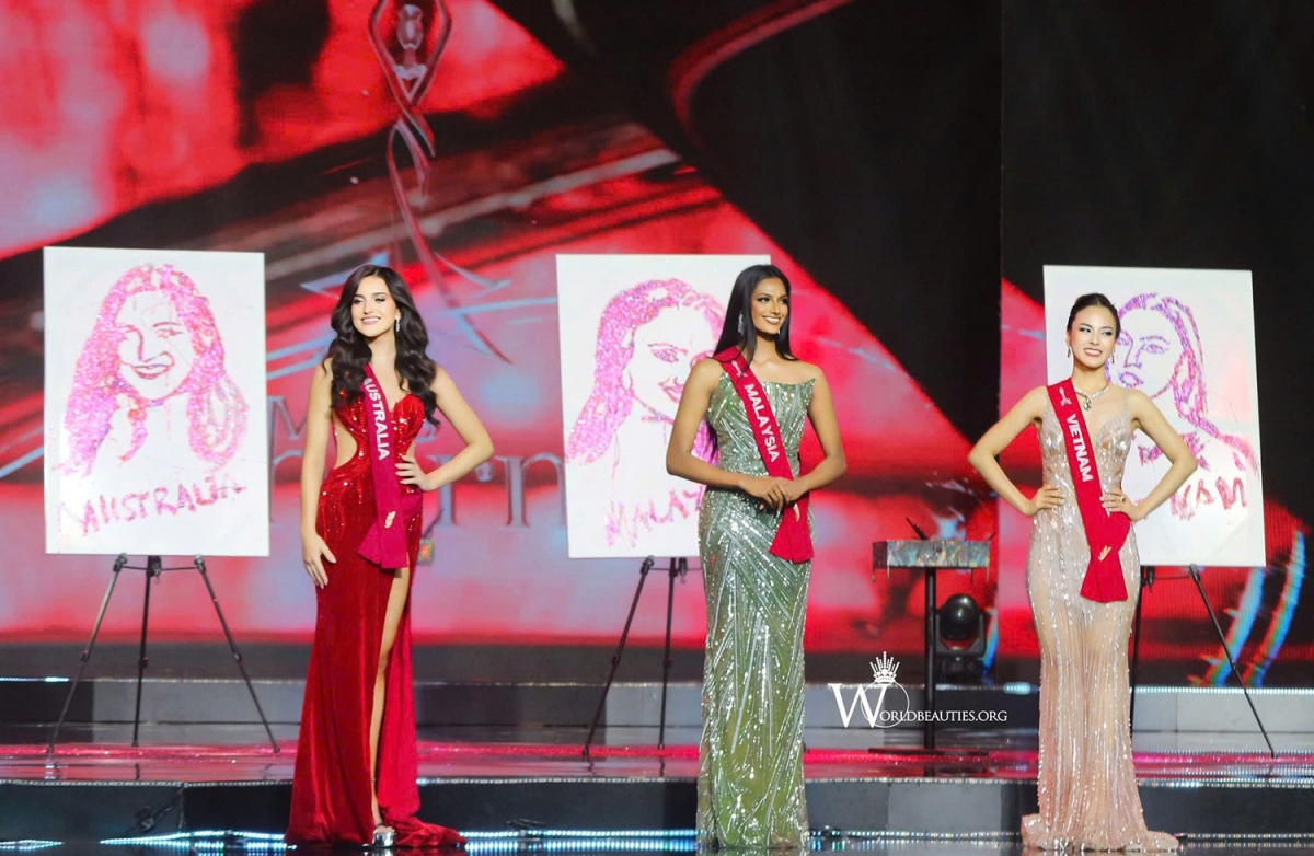  phu thuy hoi hoa phac thao nhan sac top 3 miss charm 2024 tren tranh kim tuyen hinh anh 4