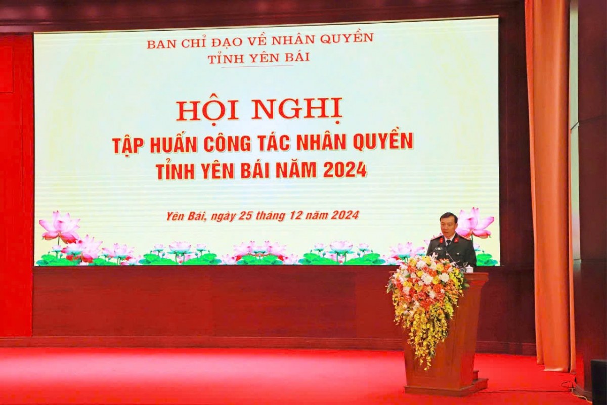 tập huấn công tác nhân quyền cấp cơ sở cho hơn 300 đại biểu ở yên bái hình ảnh 3 tap huan cong tac nhan quyen cap co so cho hon 300 dai bieu o yen bai hinh anh 3