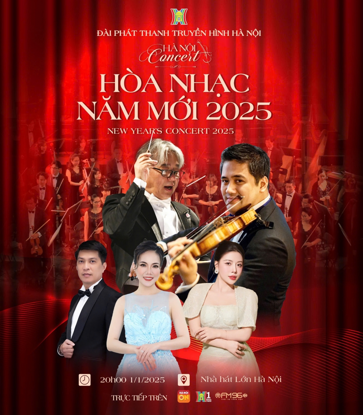 ha noi concert - hoa nhac nam moi 2025 loi chuc han hoan tu Dai ha noi hinh anh 1