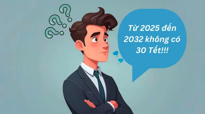 Vì sao 8 năm liền kể từ 2025, Tết Nguyên đán không có ngày 30 Tết?