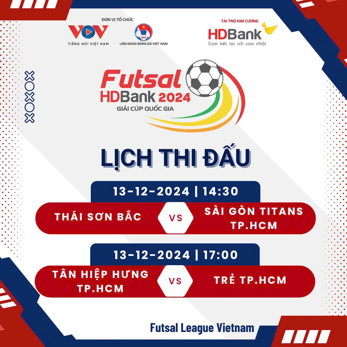 lịch thi đấu và trực tiếp futsal hdbank cúp quốc gia 2024 hôm nay 13 12 hình ảnh 1 lich thi dau va truc tiep futsal hdbank cup quoc gia 2024 hom nay 13 12 hinh anh 1