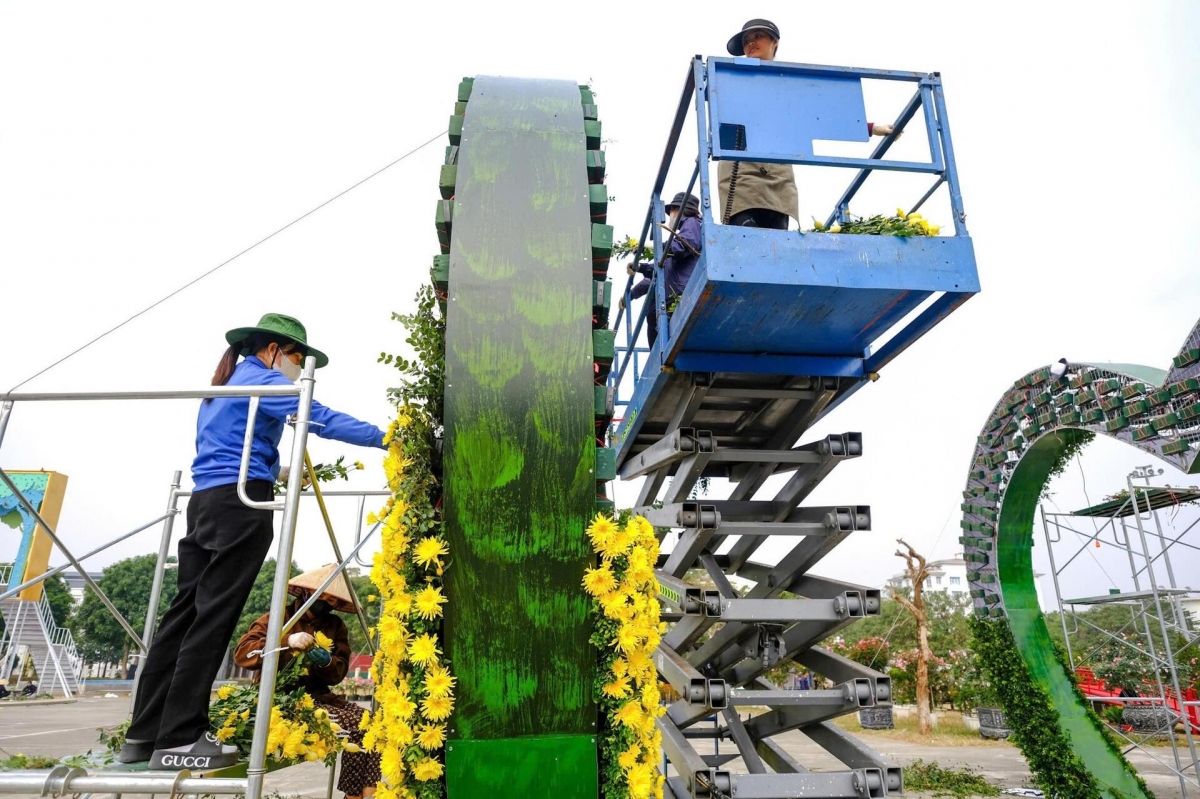 hanoi village ready for largest flower festival in northern vietnam picture 6