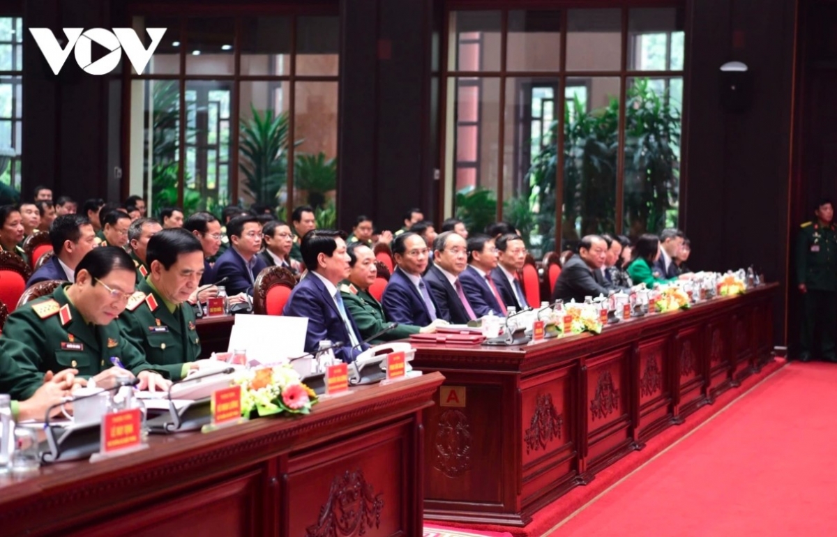 president attends national military-political conference picture 4