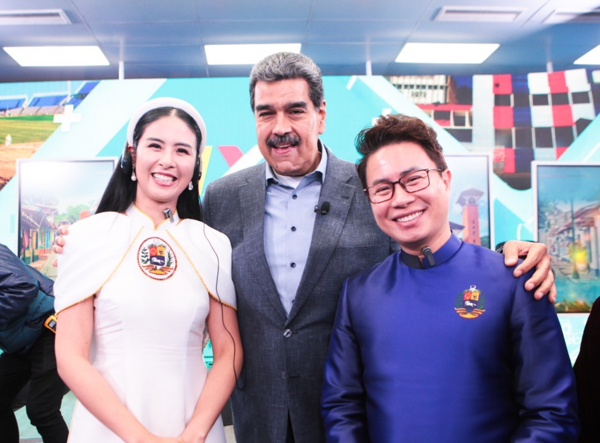 hoa hậu ngọc hân được mời đến dinh thự của tổng thống venezuela hình ảnh 1 hoa hau ngoc han duoc moi den dinh thu cua tong thong venezuela hinh anh 1