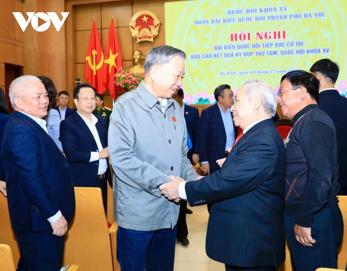 party leader to lam addresses hanoi voter concerns about development orientation picture 2 party leader to lam addresses hanoi voter concerns about development orientation picture 2
