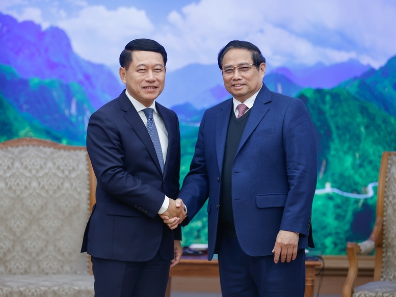 laos, vietnam wish for positive results in all-around co-operation picture 1 laos, vietnam wish for positive results in all-around co-operation picture 1