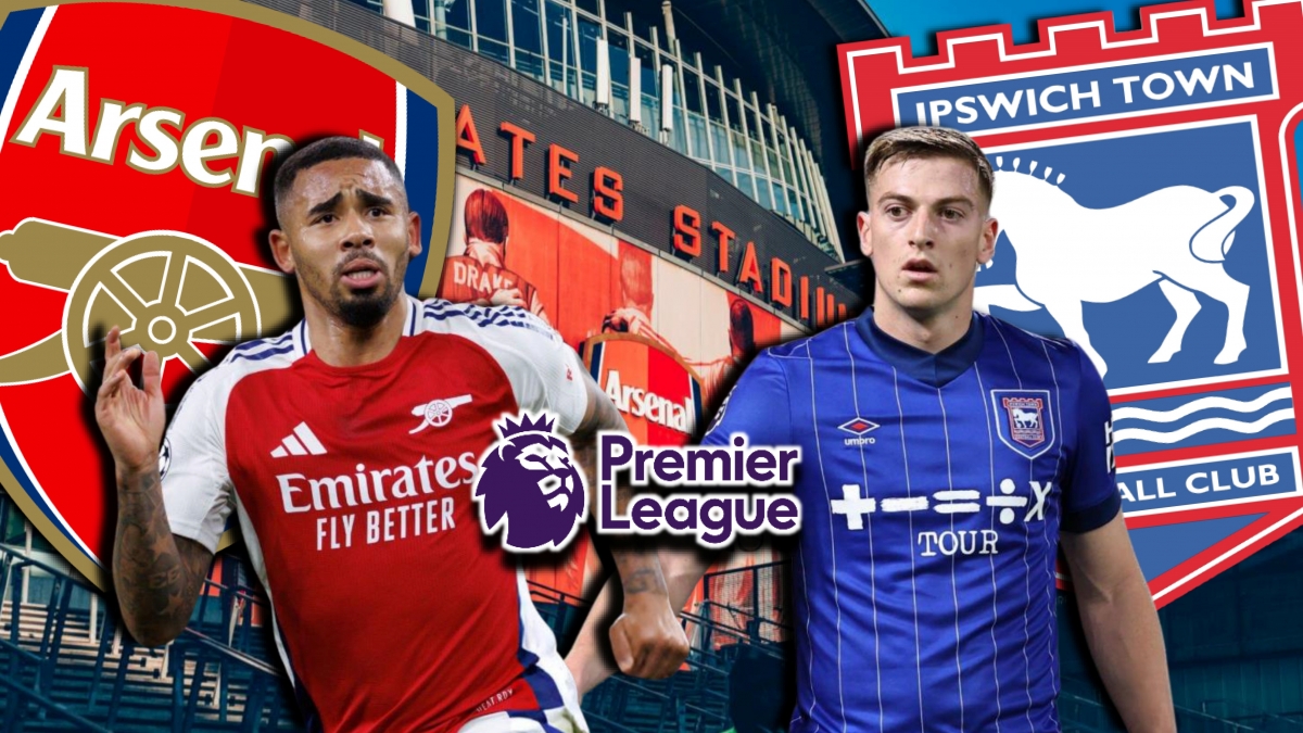 Dự đoán kết quả và đội hình ra sân trận Arsenal vs Ipswich Town