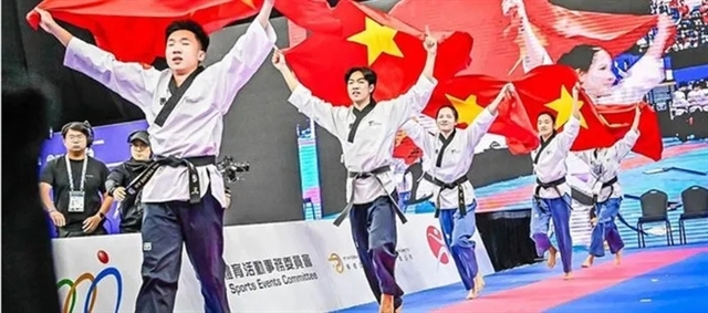 Vietnamese athletes top the world in taekwondo poomsae