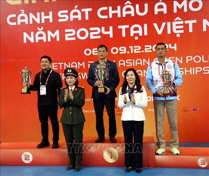 vietnam secures first place at asian open police taekwondo championships picture 1