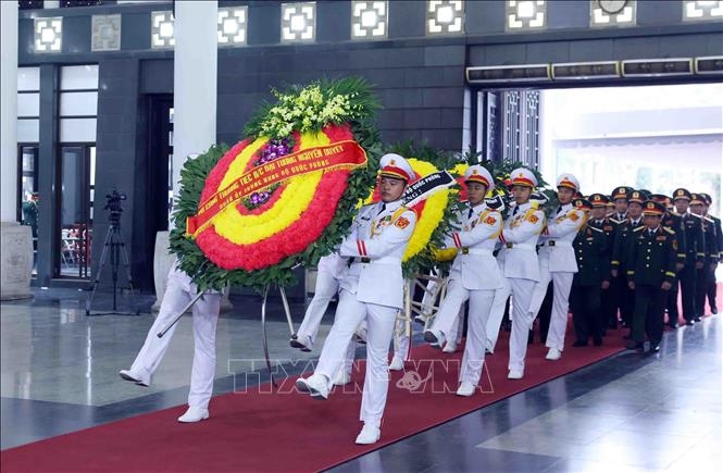 tổ chức trọng thể lễ tang Đại tướng nguyễn quyết hình ảnh 17 to chuc trong the le tang Dai tuong nguyen quyet hinh anh 17