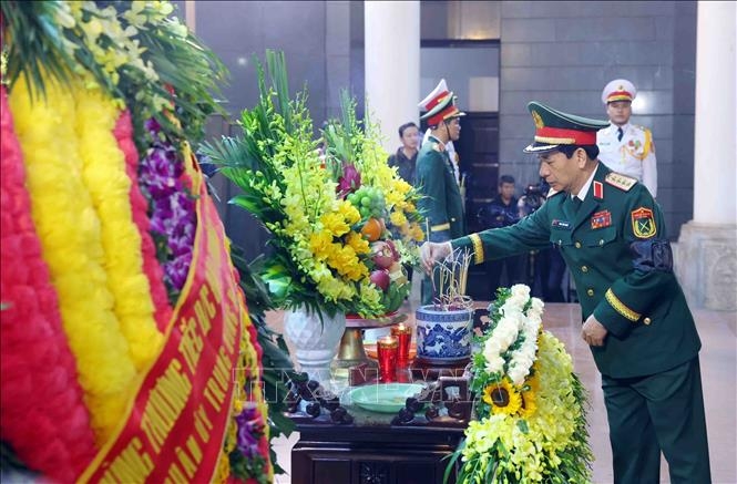 tổ chức trọng thể lễ tang Đại tướng nguyễn quyết hình ảnh 18 to chuc trong the le tang Dai tuong nguyen quyet hinh anh 18