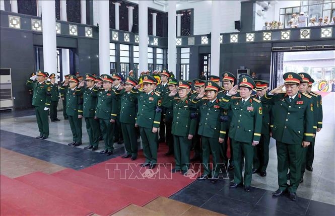 tổ chức trọng thể lễ tang Đại tướng nguyễn quyết hình ảnh 19 to chuc trong the le tang Dai tuong nguyen quyet hinh anh 19