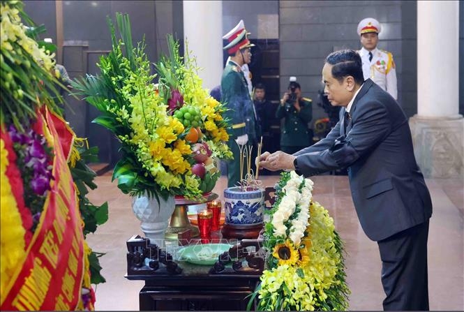 tổ chức trọng thể lễ tang Đại tướng nguyễn quyết hình ảnh 9 to chuc trong the le tang Dai tuong nguyen quyet hinh anh 9