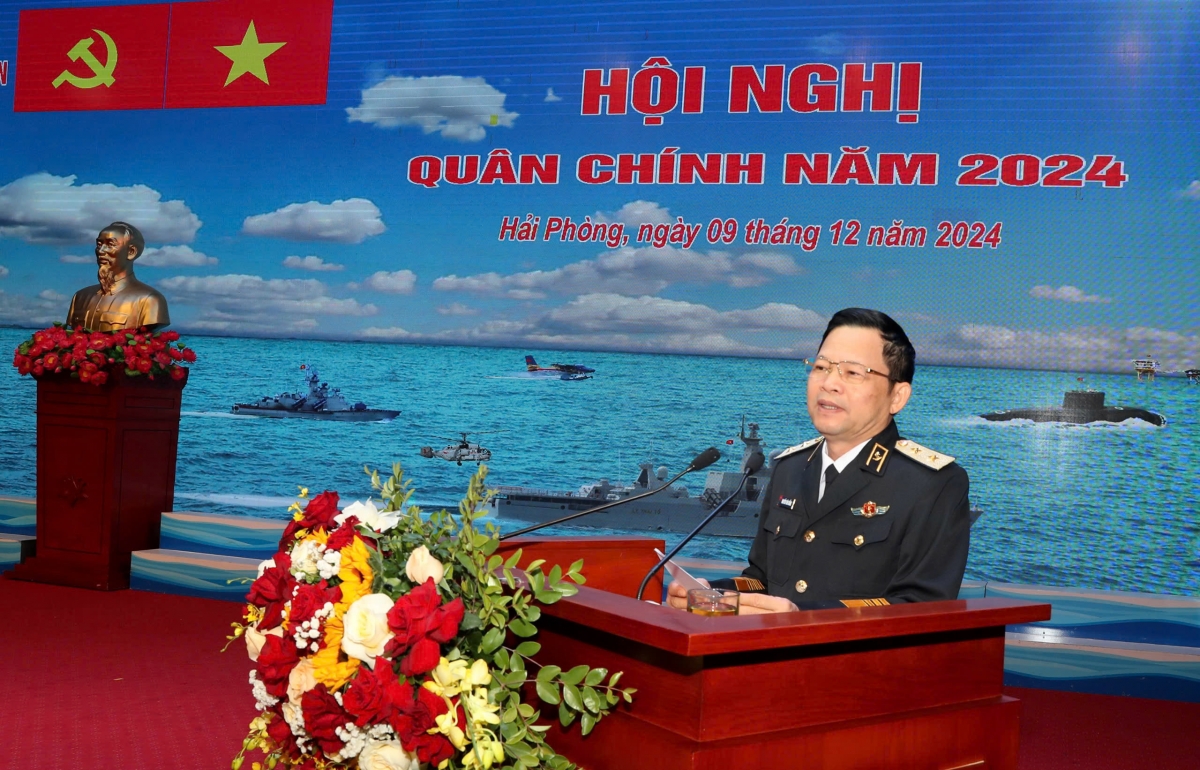 cục chính trị hải quân tổ chức hội nghị quân chính, tổng kết nhiệm vụ năm 2024 hình ảnh 1 cuc chinh tri hai quan to chuc hoi nghi quan chinh, tong ket nhiem vu nam 2024 hinh anh 1