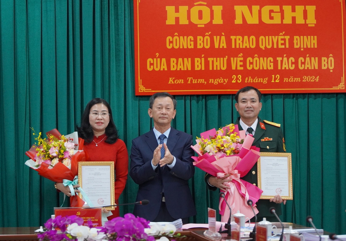 Trung ương chuẩn y bổ sung 2 uỷ viên Ban Thường vụ Tỉnh uỷ Kon Tum