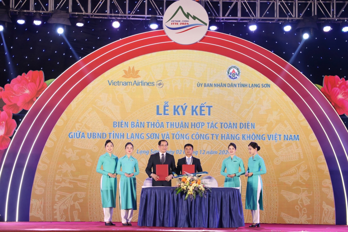vietnam airlines bắt tay lạng sơn xúc tiến du lịch, đầu tư thương mại hình ảnh 1 vietnam airlines bat tay lang son xuc tien du lich, dau tu thuong mai hinh anh 1