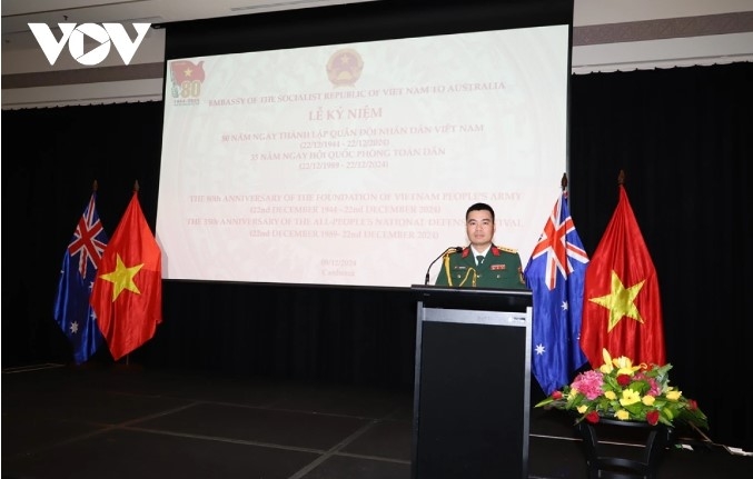 80th anniversary of vietnam people s army marked in australia picture 3 80th anniversary of vietnam people s army marked in australia picture 3