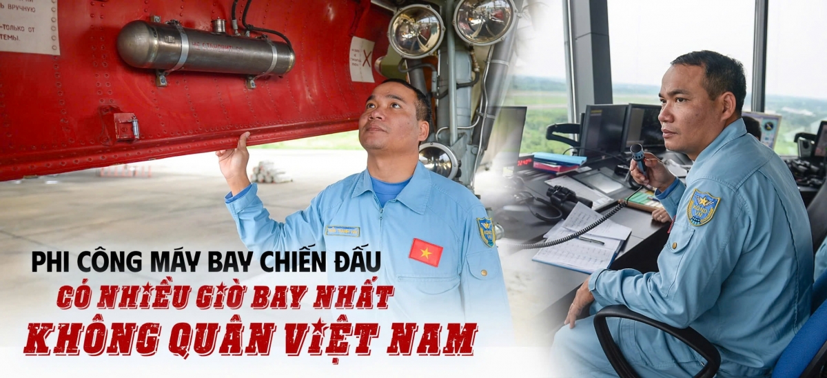 Phi công máy bay chiến đấu có nhiều giờ bay nhất QĐND Việt Nam