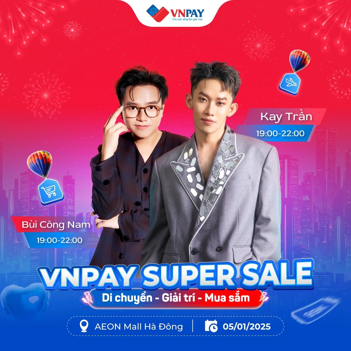 Dem cuoi vnpay super sale cac anh tai do bo, san ngay uu dai toi 999.000 dong hinh anh 1