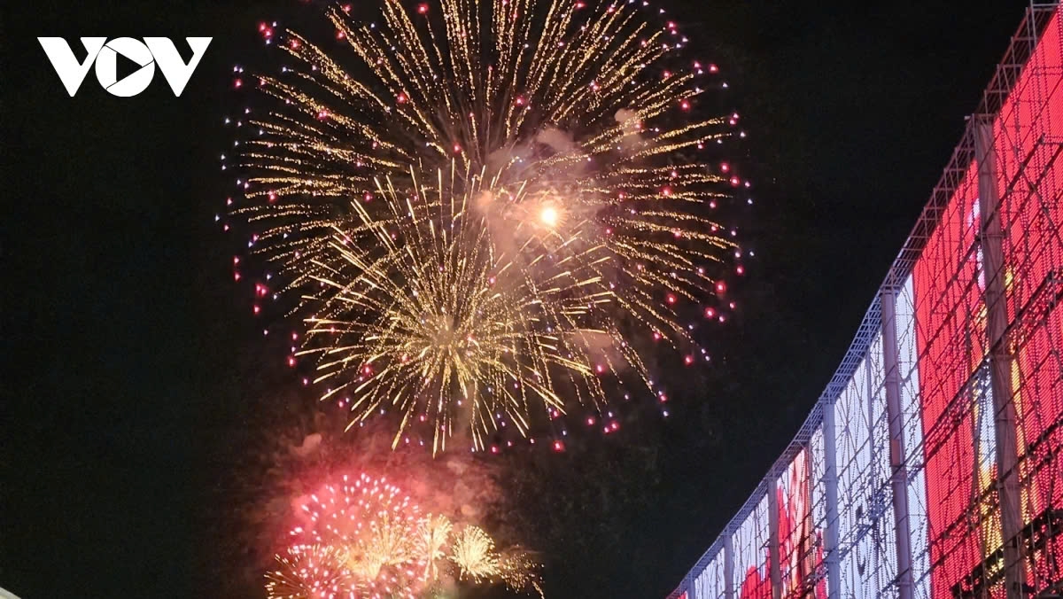 dazzling fireworks light up night skies as vietnam ushers in new year 2025 picture 15
