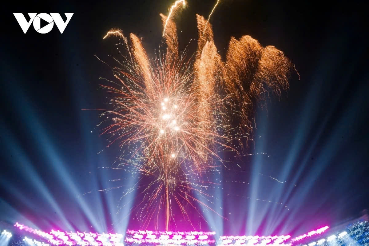 dazzling fireworks light up night skies as vietnam ushers in new year 2025 picture 5