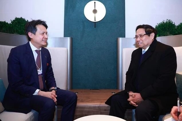 pm receives wipo director general in davos picture 1