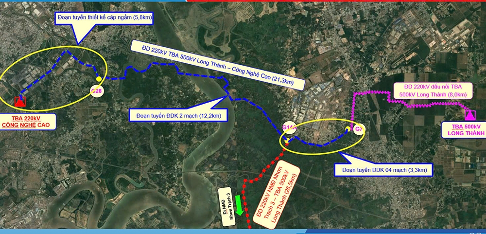 Dau tu 2.227 ty cho duong day 220kv tram bien ap 500kv long thanh-cong nghe cao hinh anh 3