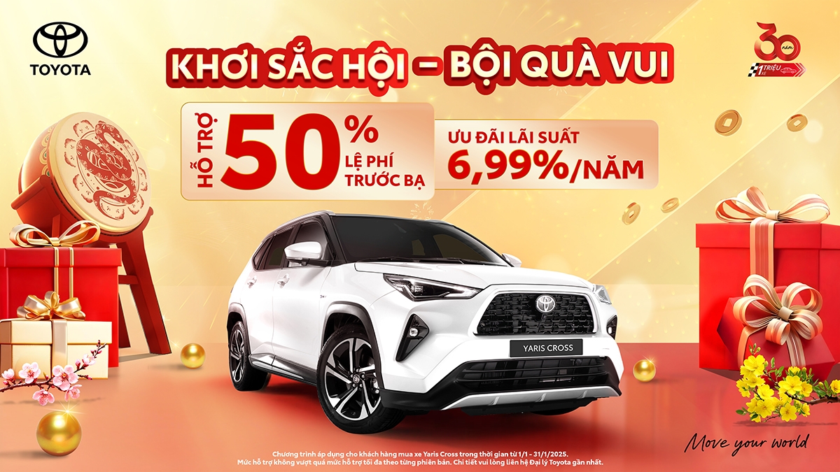 toyota tung loat uu dai lon, huong toi ky niem 30 nam tai viet nam hinh anh 1