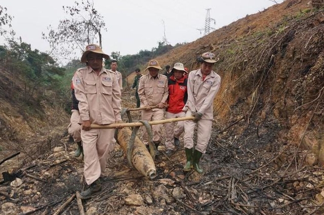 220-kg wartime bomb discovered in Quang Binh