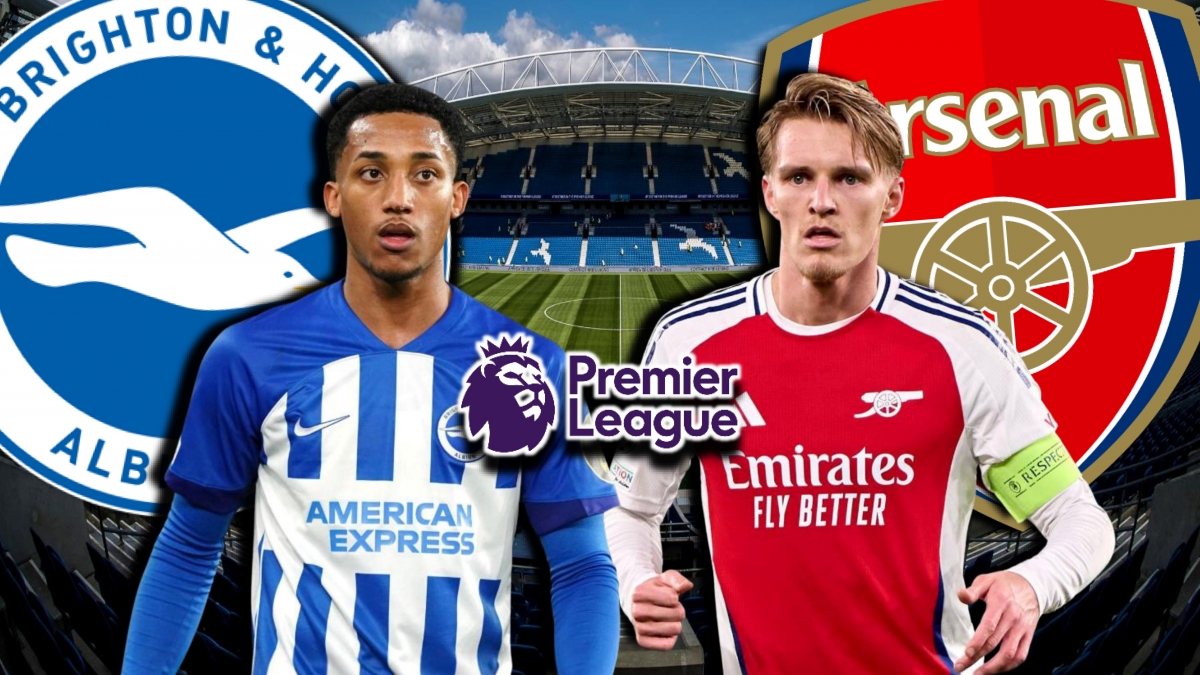 Dự đoán kết quả và đội hình ra sân trận Brighton vs Arsenal